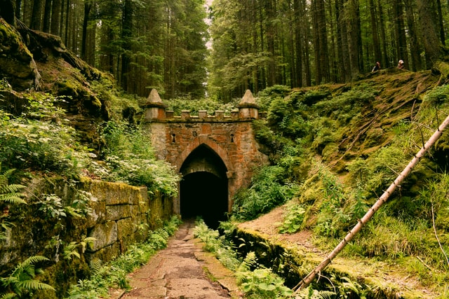 Entrance to underground castle